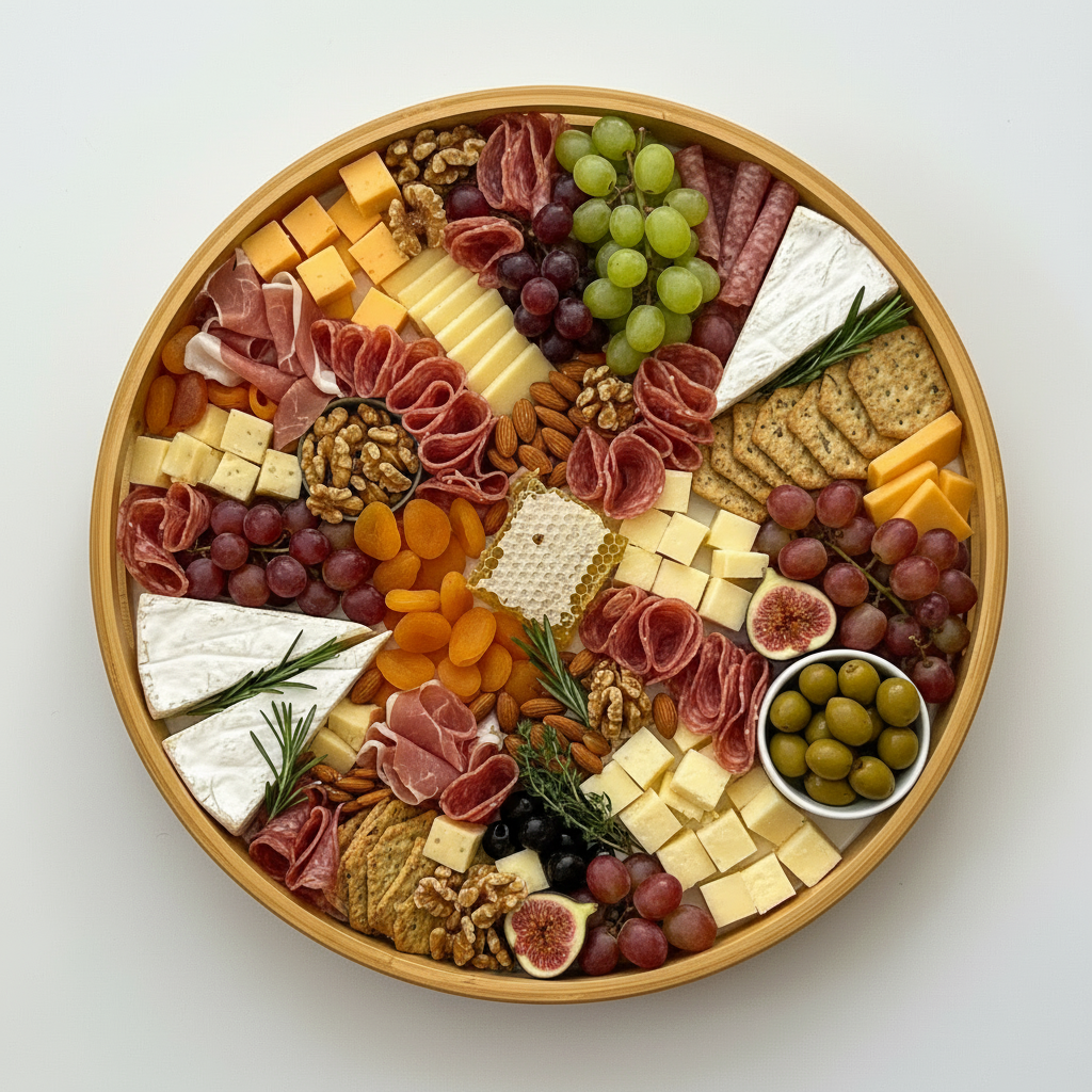 Geode Inspired Bamboo Tray- Quartz Love