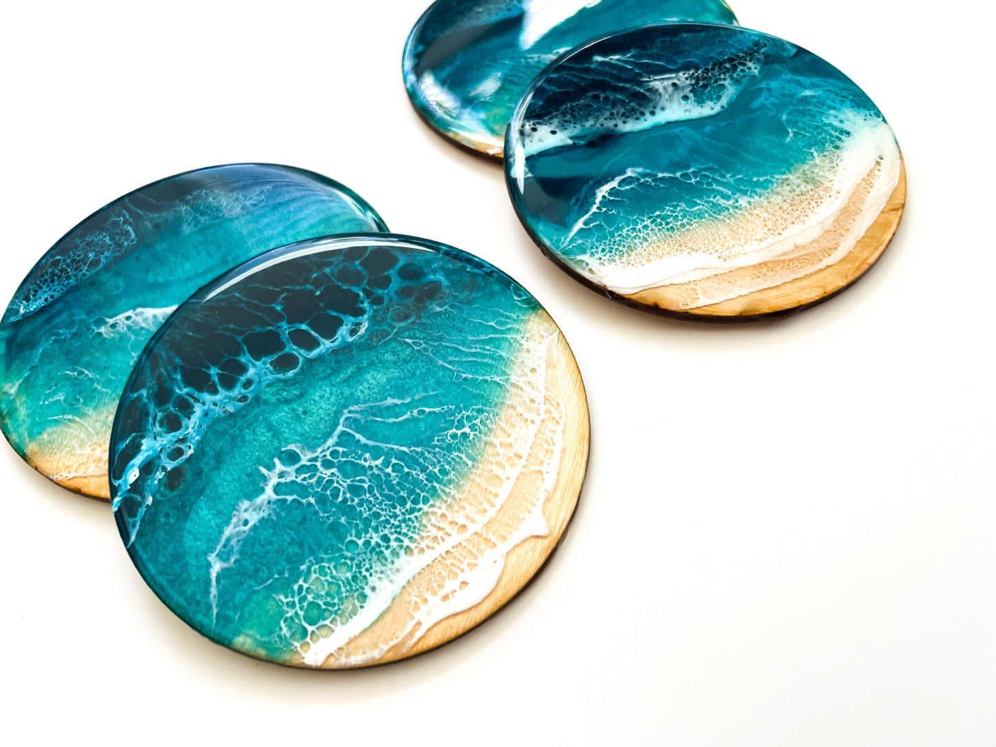 Ocean Inspired Coasters- Single coaster