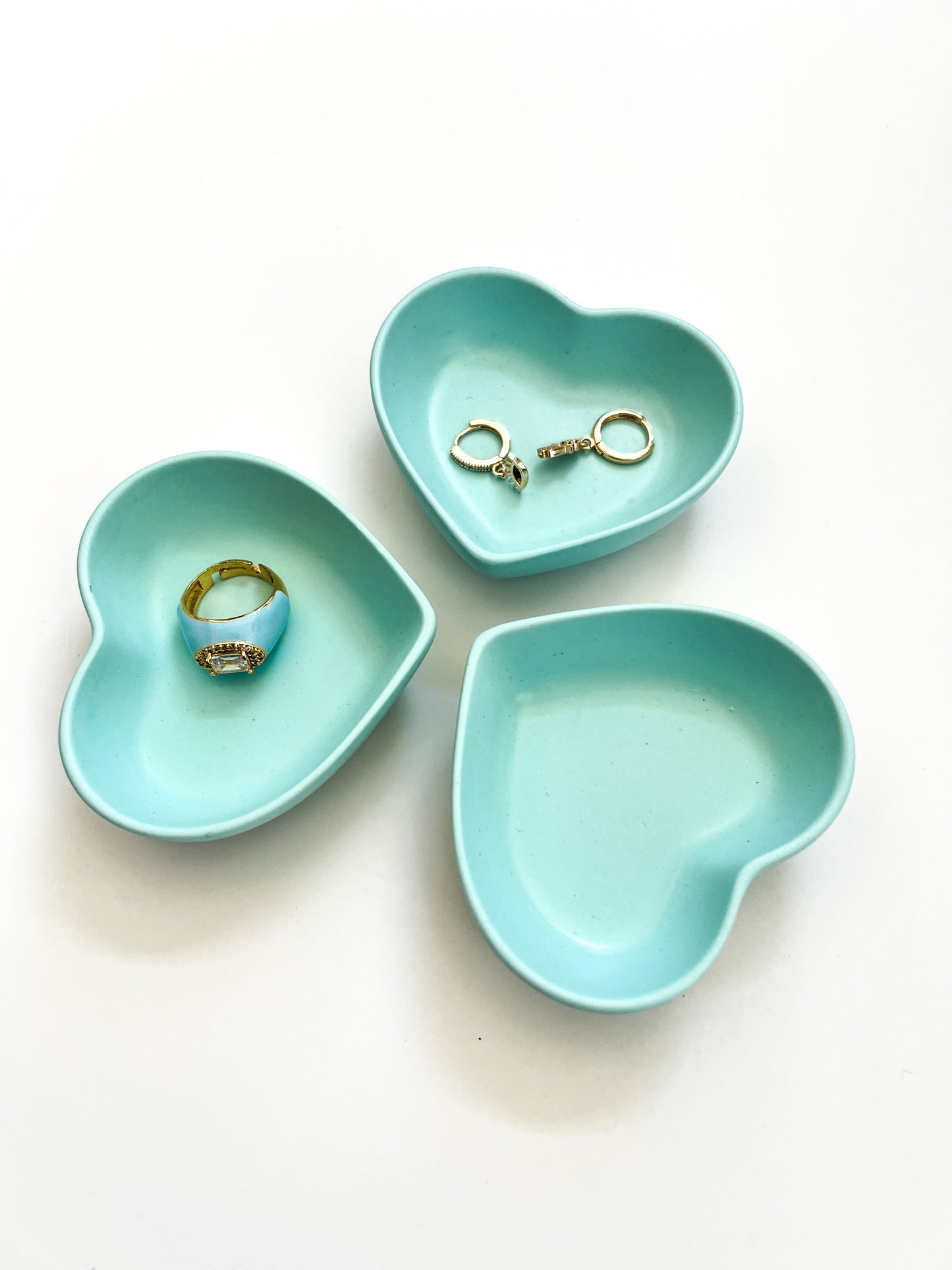 Urban Heart Trinket Dish - Minimalist Catchall/Ring Holder