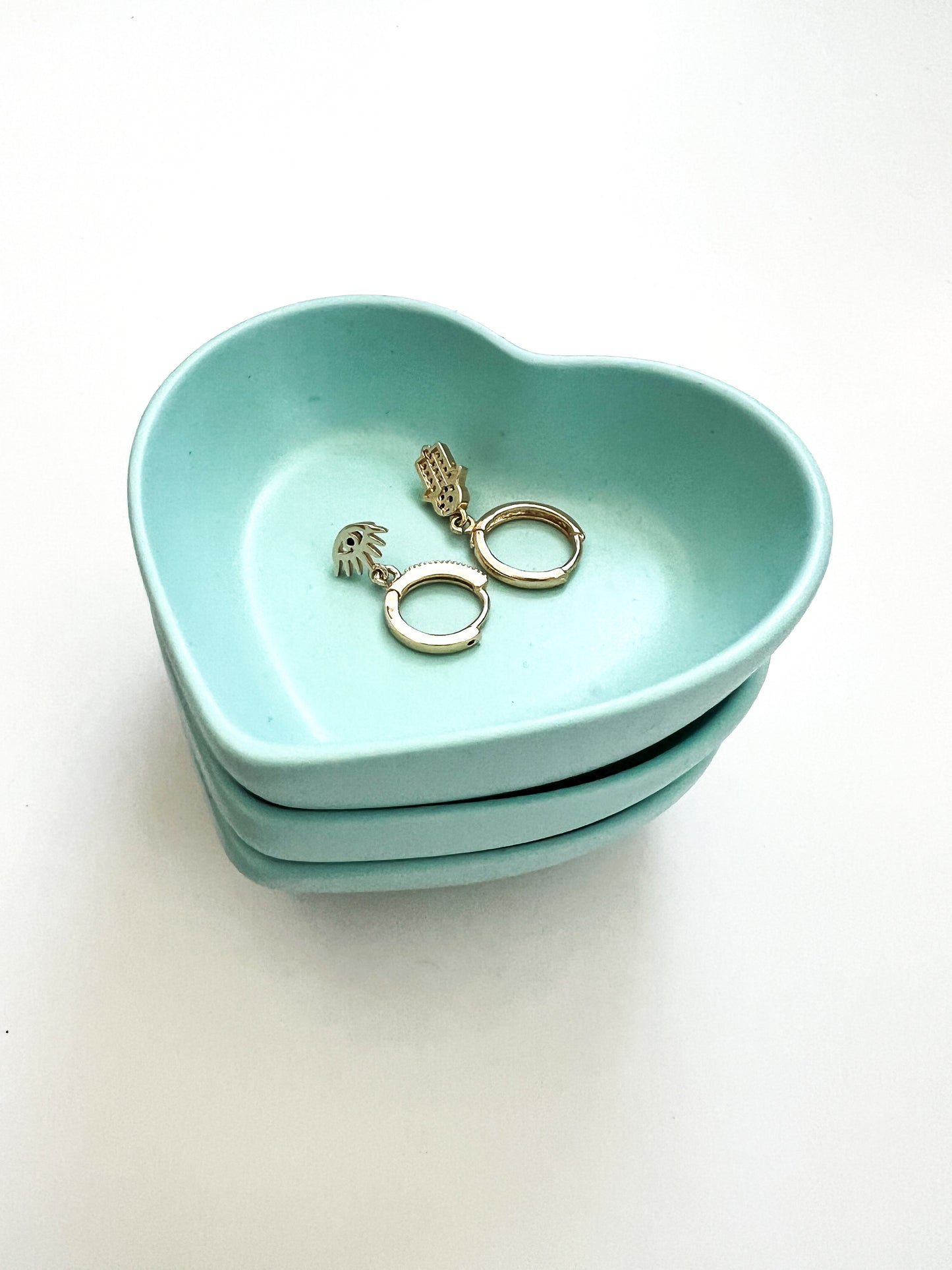 Urban Heart Trinket Dish - Minimalist Catchall/Ring Holder
