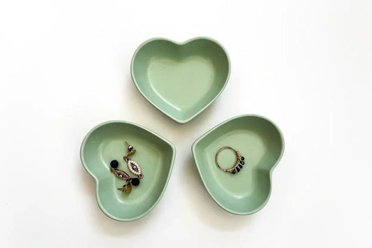 Urban Heart Trinket Dish - Minimalist Catchall/Ring Holder - view 2