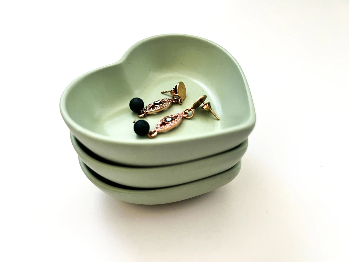 Urban Heart Trinket Dish - Minimalist Catchall/Ring Holder - view 3