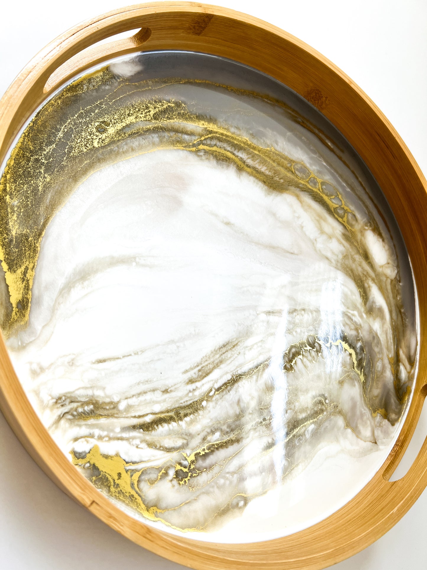 Bamboo Tray- Golden Mirage-Made to order