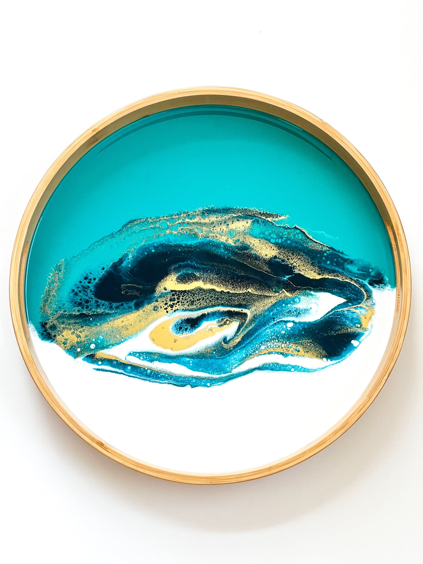 Bamboo Tray- Lagoon Breeze