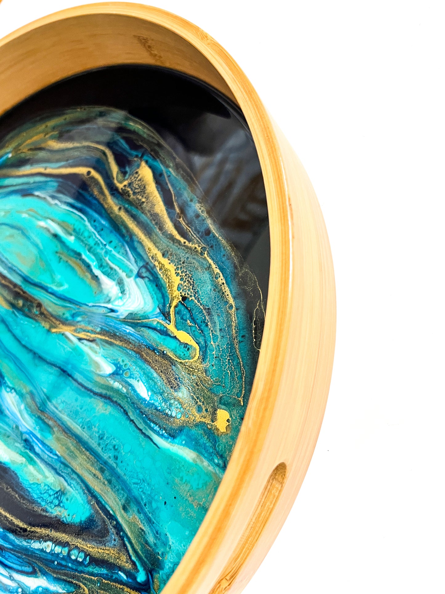 Bamboo Tray- Whirl of the Deep