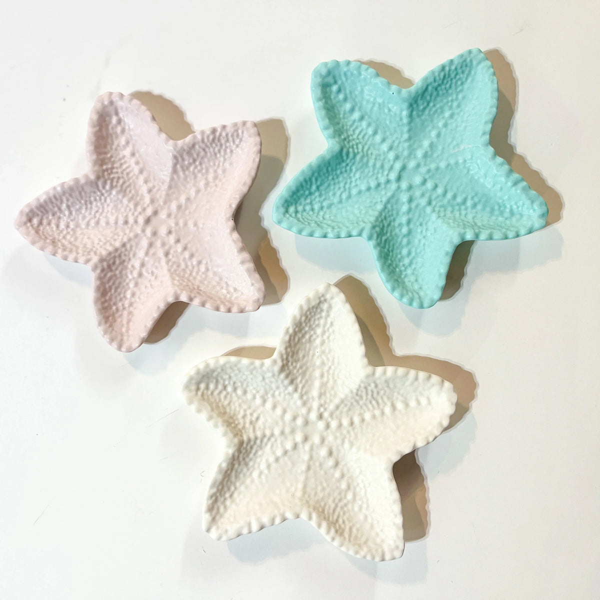 Ocean-Inspired Starfish Trinket Dish | Minimal Coastal Accent - Pink - view 3