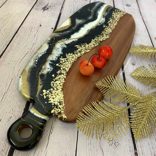 Glittery Charcuterie Board