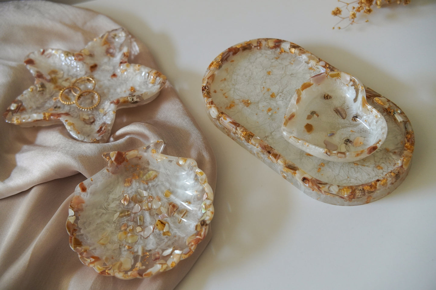 AMOUR PEARL HEART DISH | Luxury Wedding Keepsake