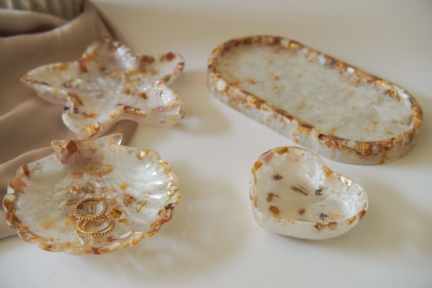 AMOUR PEARL HEART DISH | Luxury Wedding Keepsake