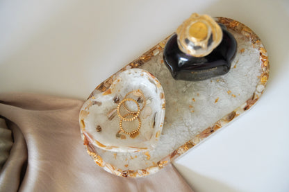 AMOUR PEARL HEART DISH | Luxury Wedding Keepsake