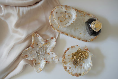 NACRE SHELL DISH | Pearl & Gold Heirloom Keepsake