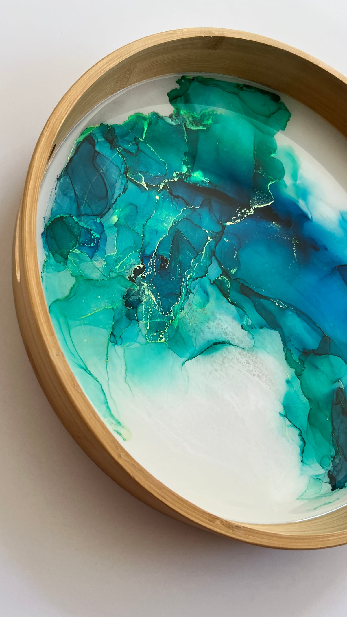 alcohol ink resin tray