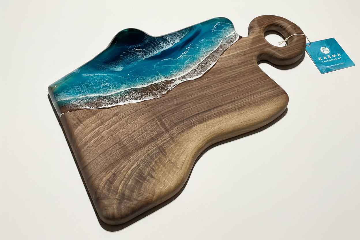 Coastal Catch Walnut Charcuterie Board