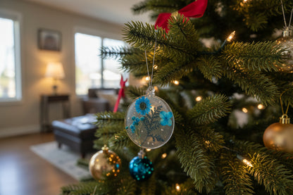 Floral-Inspired Handcrafted Ornament | Floral Holiday Décor