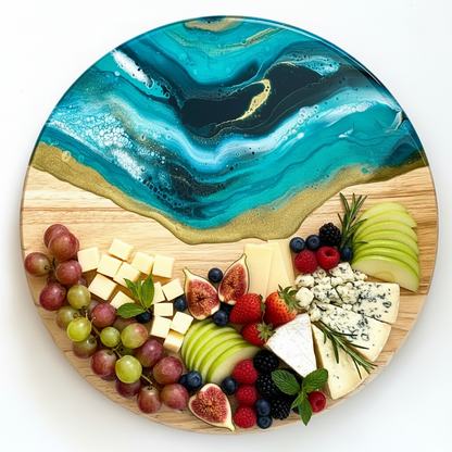 Lazy Susan- Teal Love