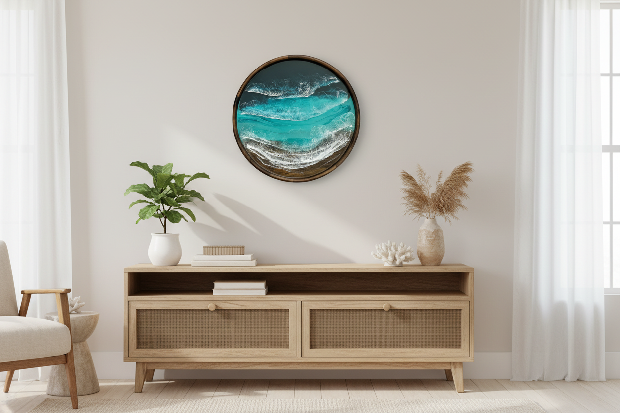 Shoreline Mango wood Tray- Made to order