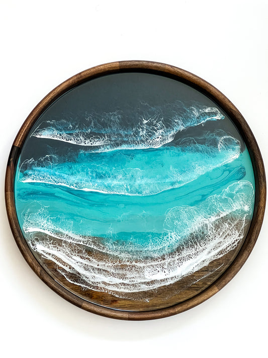 Shoreline Mango wood Tray- Made to order