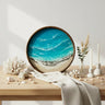 North Coast Mango Wood & Ocean Resin Serving Tray