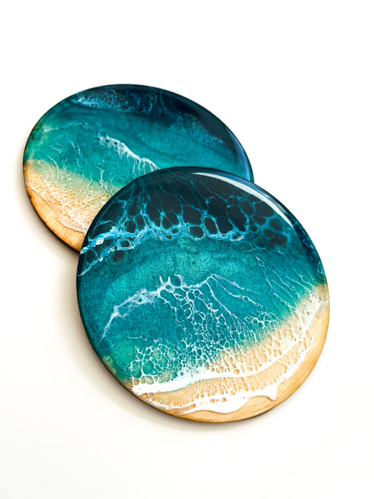 Ocean Inspired Coasters- Single coaster