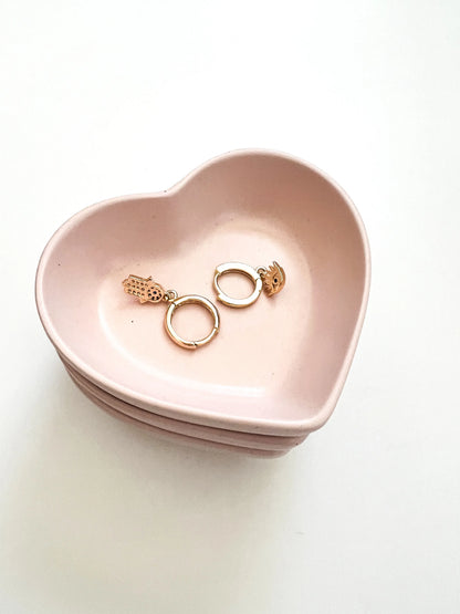 Urban Heart Minimalist Resin Trinket Dish