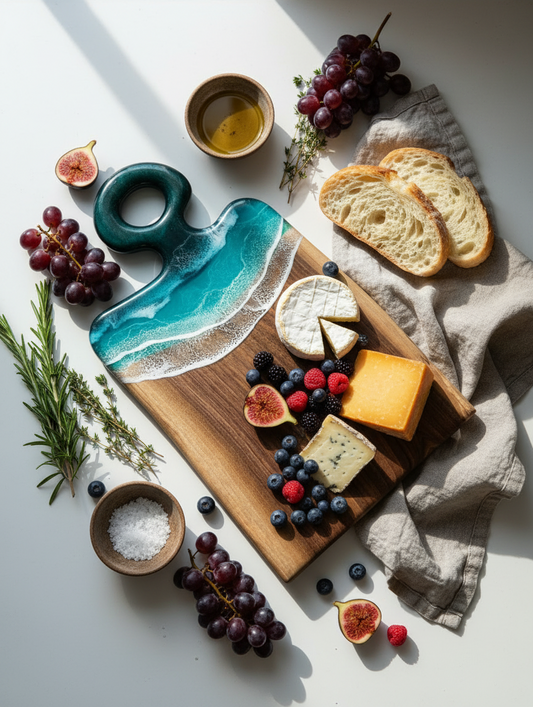 Coastal Catch Walnut Charcuterie Board
