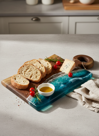 Coastal Catch Walnut Charcuterie Board