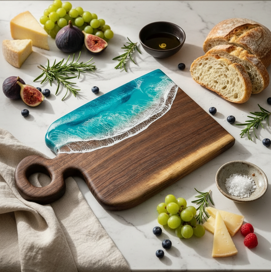 Coastal Catch Walnut Charcuterie Board