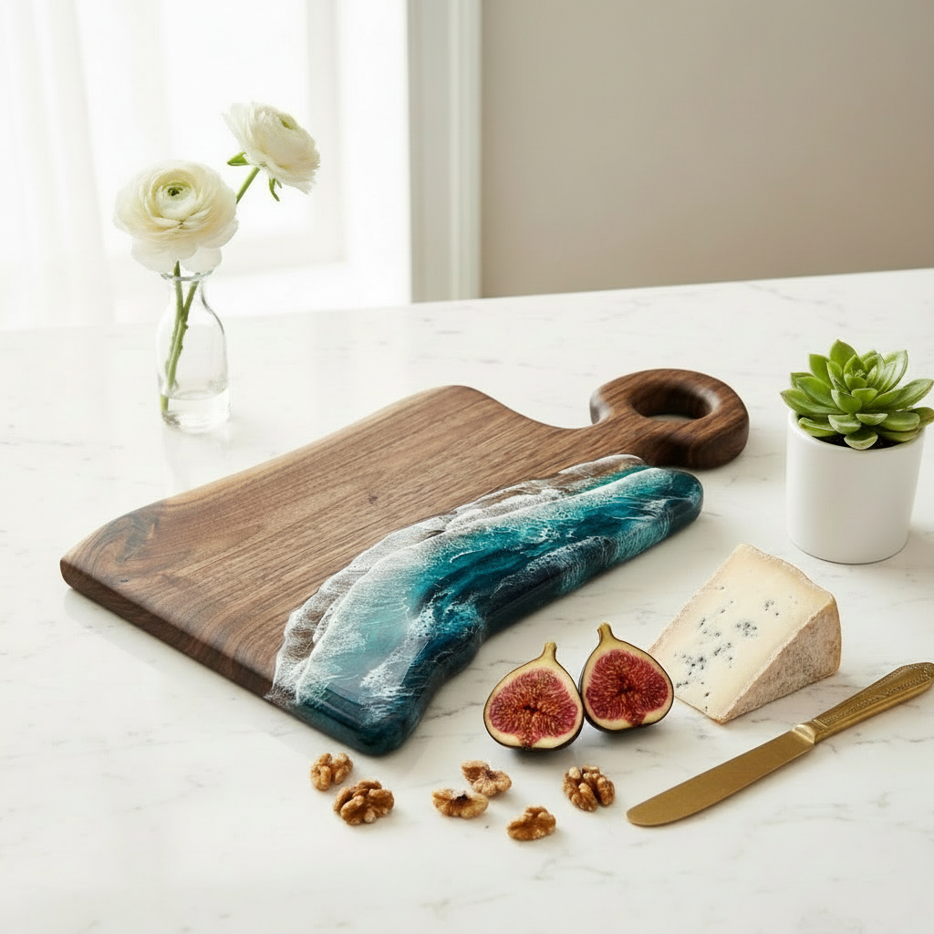 Coastal Catch Walnut Charcuterie Board