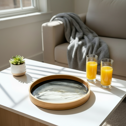 Bamboo Tray- Dawn’s Glow-Made to order