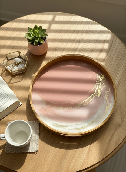 Bamboo Tray- Celestial Shoreline-Made to order