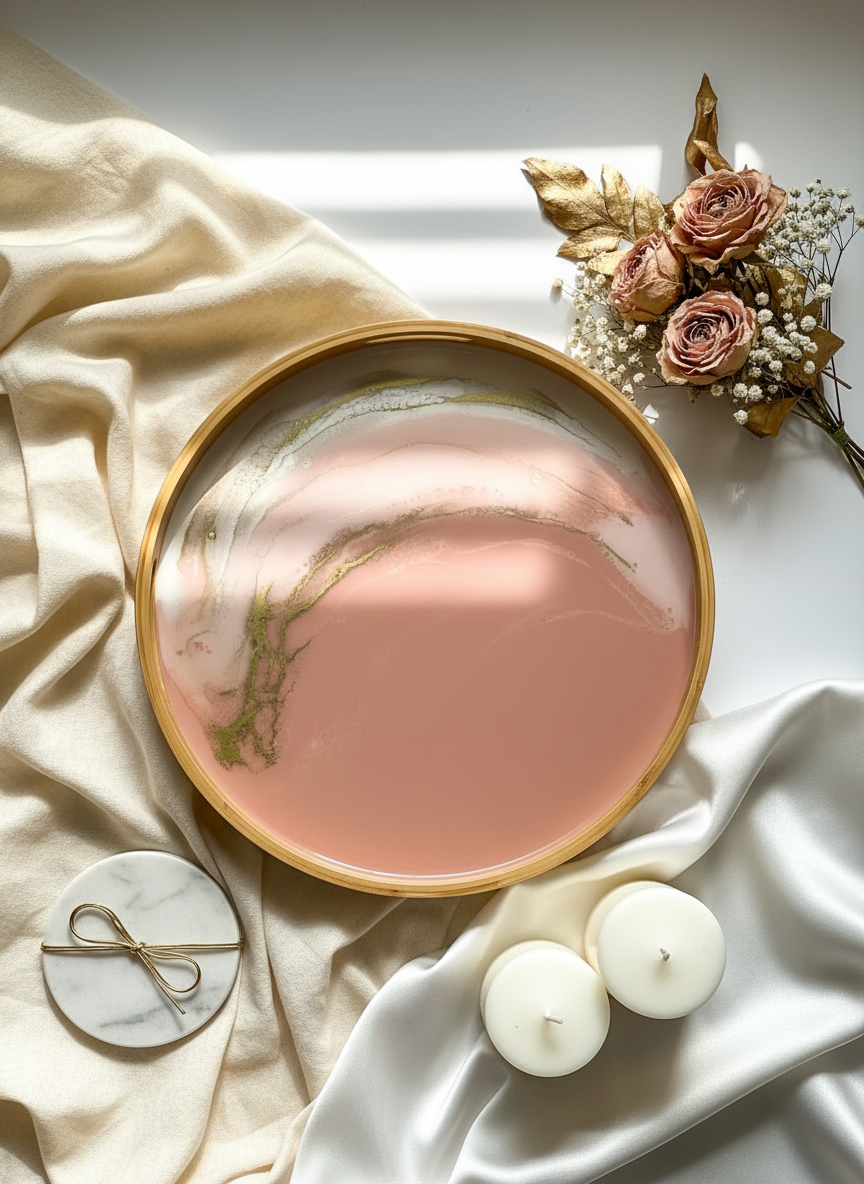 Bamboo Tray- Celestial Shoreline-Made to order